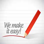 We make it easy